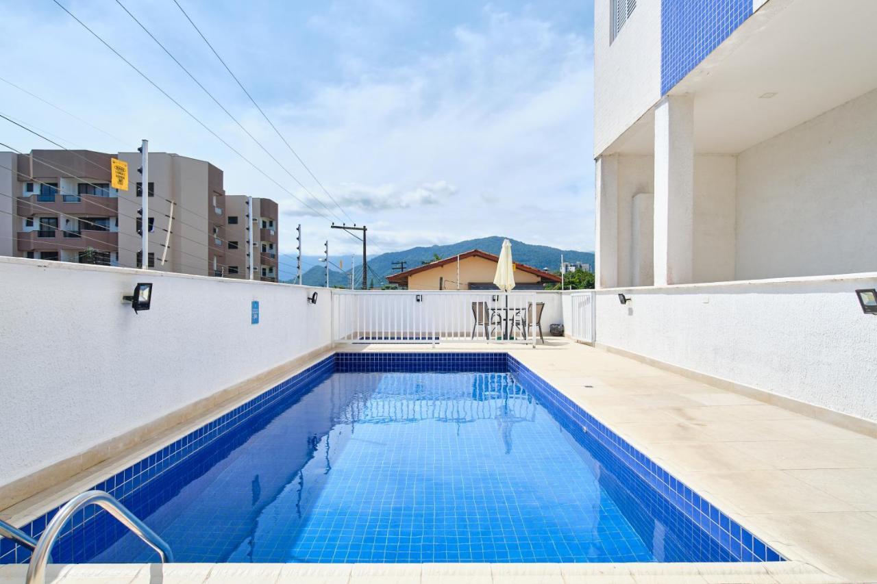 Dois Quartos, Sacada Com Churrasqueira, A 400 Mts Do Projeto Tamar E 800 Mts Do Aquario Ubatuba Exterior foto